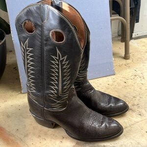 Tony Llama brown cowboy boots